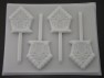 271 Fancy Gingerbread House Gazebo Chocolate or Hard Candy Lollipop Mold